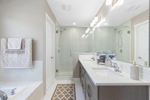 17 Carrington Manor Nw, Calgary, AB - Indoor Photo Showing Bathroom