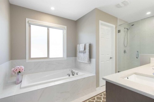 17 Carrington Manor Nw, Calgary, AB - Indoor Photo Showing Bathroom