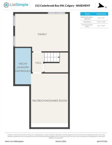 212 Cedarbrook Bay Sw, Calgary, AB - Other