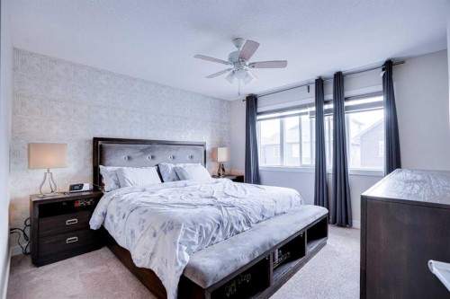 126 Saddlestone Park Ne, Calgary, AB - Indoor Photo Showing Bedroom