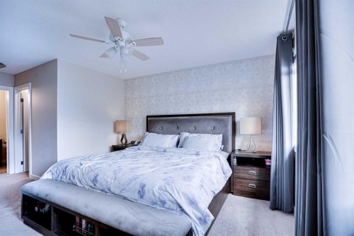 126 Saddlestone Park Ne, Calgary, AB - Indoor Photo Showing Bedroom
