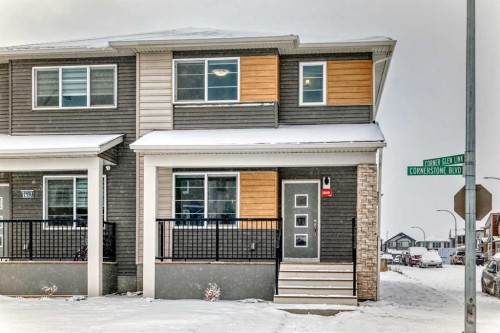 1859 Cornerstone Boulevard Ne, Calgary, AB - Outdoor With Facade