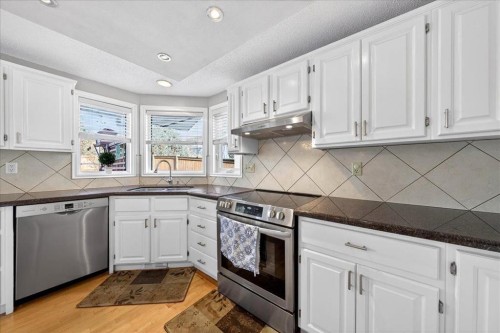 137 Woodbrook Road Sw, Calgary, AB - Indoor Photo Showing Kitchen With Stainless Steel Kitchen With Upgraded Kitchen