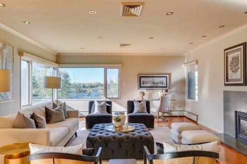 3N-222 Eagle Ridge Drive Sw, Calgary, AB - Indoor Photo Showing Living Room