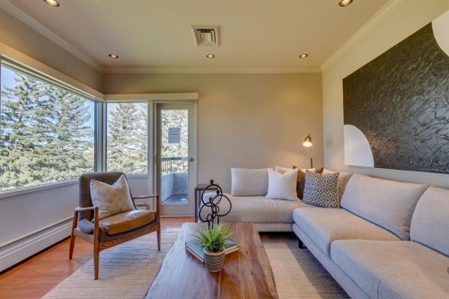 3N-222 Eagle Ridge Drive Sw, Calgary, AB - Indoor Photo Showing Living Room