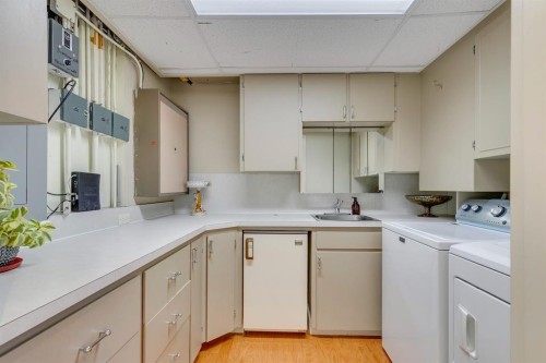 3N-222 Eagle Ridge Drive Sw, Calgary, AB - Indoor Photo Showing Laundry Room