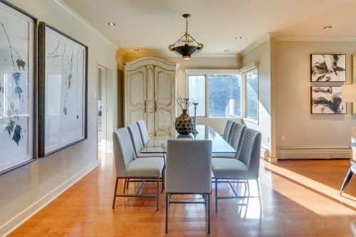 3N-222 Eagle Ridge Drive Sw, Calgary, AB - Indoor Photo Showing Dining Room