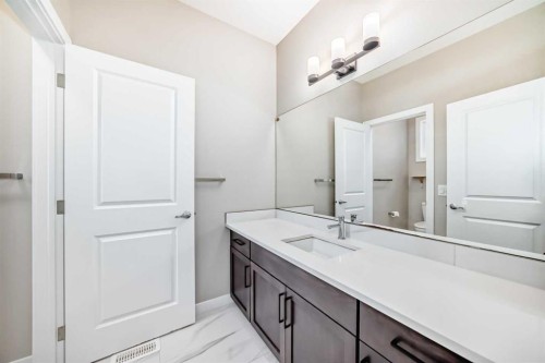41 Shawnee Green Sw, Calgary, AB - Indoor Photo Showing Bathroom