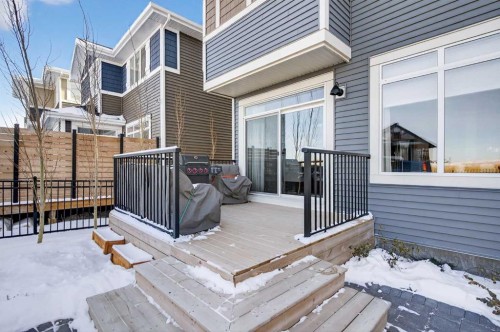 188 Sunrise Common, Cochrane, AB - Outdoor With Deck Patio Veranda