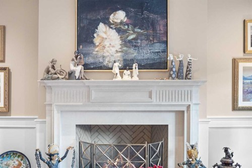 1020 Bel-Aire Drive, Calgary, AB - Indoor Photo Showing Other Room With Fireplace