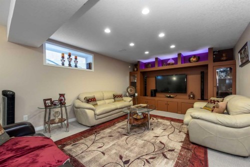 212 Silverado Range Heights Sw, Calgary, AB - Indoor Photo Showing Basement