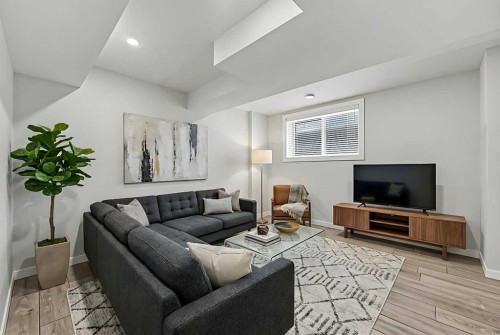 137 Sage Meadows Gardens Nw, Calgary, AB - Indoor Photo Showing Living Room