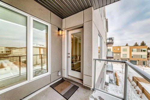 316-200 Shawnee Square Sw, Calgary, AB - Outdoor With Balcony With Exterior