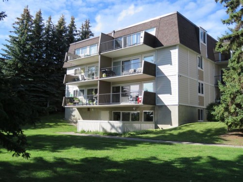 204-328 Cedar Crescent Sw, Calgary, AB - Outdoor With Balcony