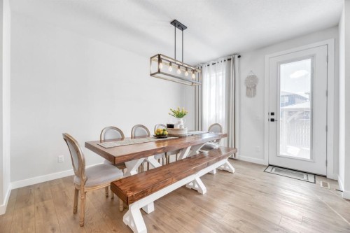 240 Creekstone Path Sw, Calgary, AB - Indoor Photo Showing Dining Room