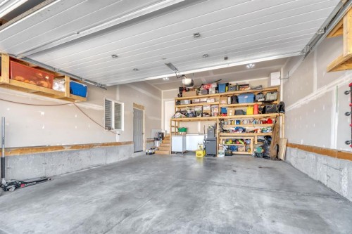 240 Creekstone Path Sw, Calgary, AB - Indoor Photo Showing Garage