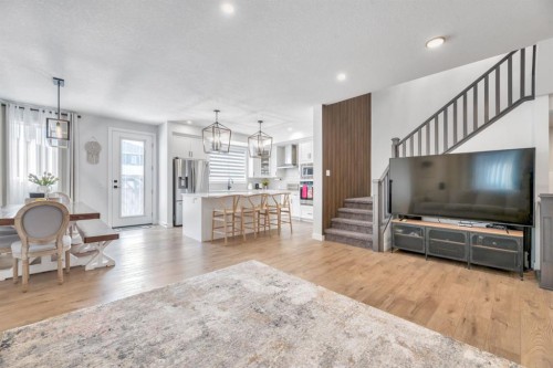 240 Creekstone Path Sw, Calgary, AB - Indoor Photo Showing Living Room