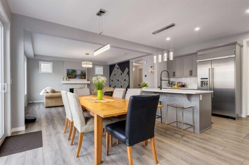 68 Yorkstone Grove Sw, Calgary, AB - Indoor Photo Showing Dining Room