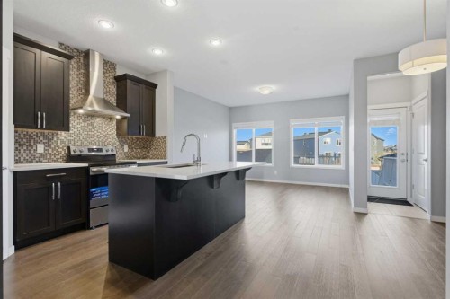 36 Howse Drive Ne, Calgary, AB - Indoor Photo Showing Kitchen With Upgraded Kitchen