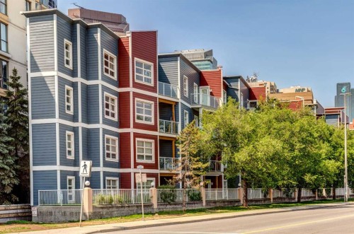 459-333 Riverfront Avenue Se, Calgary, AB - Outdoor With Balcony With Facade