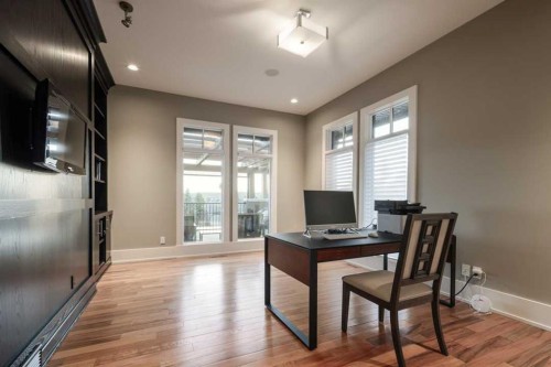 16 Spring Valley Way Sw, Calgary, AB - Indoor Photo Showing Office