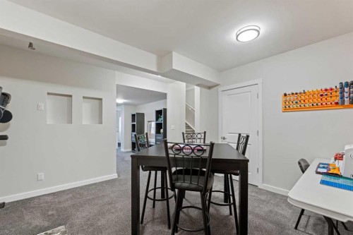 143 Baysprings Terrace, Airdrie, AB - Indoor Photo Showing Dining Room