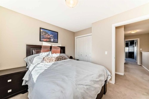77 Marquis Common Se, Calgary, AB - Indoor Photo Showing Bedroom