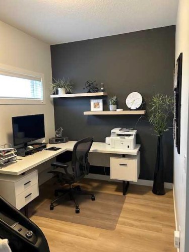 213 Alpine Rush View, Rural Rocky View County, AB - Indoor Photo Showing Office