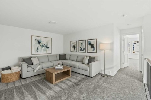 54 Lucas Place Nw, Calgary, AB - Indoor Photo Showing Living Room