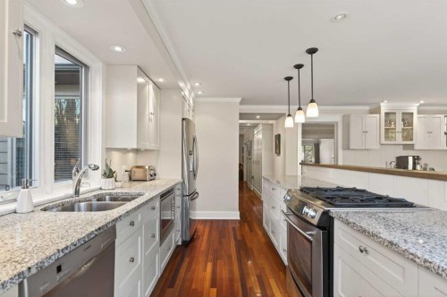 3020 7 Street Sw, Calgary, AB - Indoor Photo Showing Kitchen With Stainless Steel Kitchen With Double Sink With Upgraded Kitchen