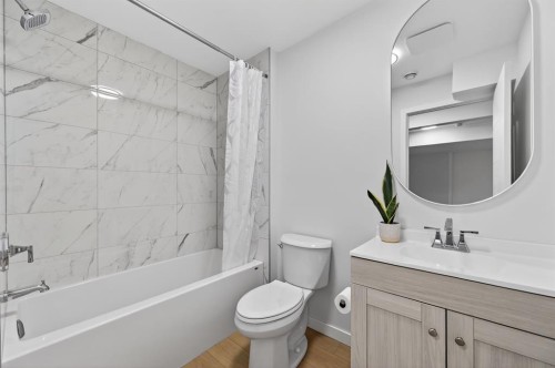 19 Rowley Park Nw, Calgary, AB - Indoor Photo Showing Bathroom