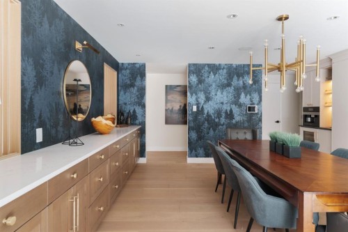 112 Pump Hill Green Sw, Calgary, AB - Indoor Photo Showing Dining Room