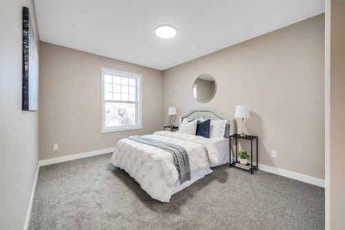 198 Panamount Villas Nw, Calgary, AB - Indoor Photo Showing Bedroom