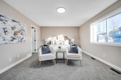198 Panamount Villas Nw, Calgary, AB - Indoor Photo Showing Bedroom