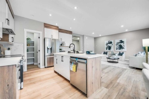 198 Panamount Villas Nw, Calgary, AB - Indoor Photo Showing Kitchen With Stainless Steel Kitchen With Upgraded Kitchen