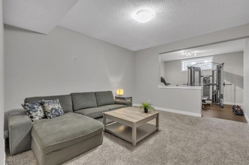 12 Cougar Ridge Manor Sw, Calgary, AB - Indoor Photo Showing Living Room