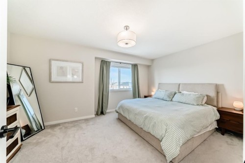 646 Copperstone Manor Se, Calgary, AB - Indoor Photo Showing Bedroom