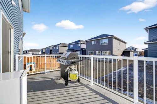 1409 Price Close, Carstairs, AB - Outdoor With Deck Patio Veranda With Exterior