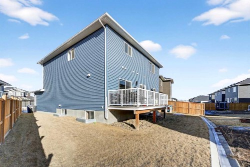 1409 Price Close, Carstairs, AB - Outdoor With Deck Patio Veranda With Exterior