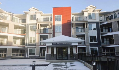 2220-15 Skyview Point Crescent, Calgary, AB - Outdoor With Balcony With Facade