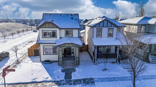 2275 Reunion Street Nw, Airdrie, AB - Outdoor With Deck Patio Veranda With Facade