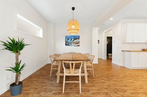 196 Jumping Pound Terrace, Cochrane, AB - Indoor Photo Showing Dining Room
