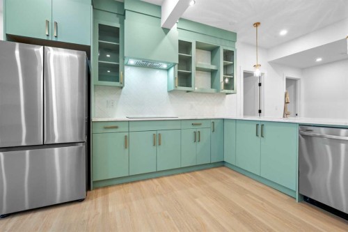 230 Royal Birch View Nw, Calgary, AB - Indoor Photo Showing Kitchen With Upgraded Kitchen