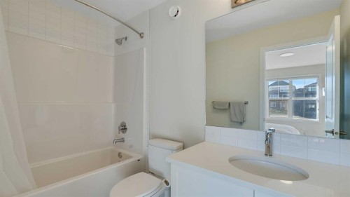 18 Amblehurst Path Nw, Calgary, AB - Indoor Photo Showing Bathroom