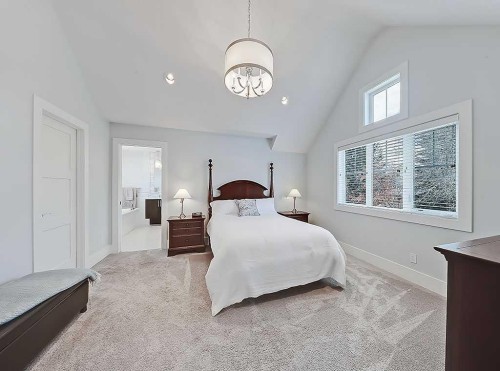 14 Rosetree Road Nw, Calgary, AB - Indoor Photo Showing Bedroom