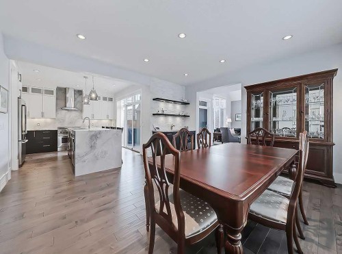 14 Rosetree Road Nw, Calgary, AB - Indoor Photo Showing Dining Room