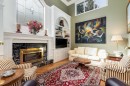 2003 Bay Shore Road Sw, Calgary, AB  - Indoor Photo Showing Living Room With Fireplace 
