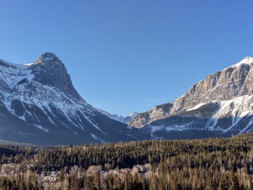 3-809 5Th Street, Canmore, AB - Outdoor With View