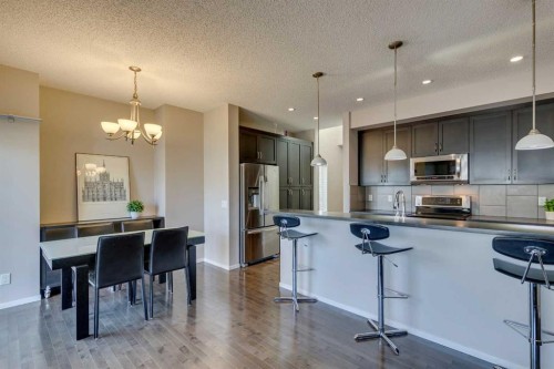 467 Mahogany Terrace Se, Calgary, AB - Indoor Photo Showing Kitchen With Upgraded Kitchen