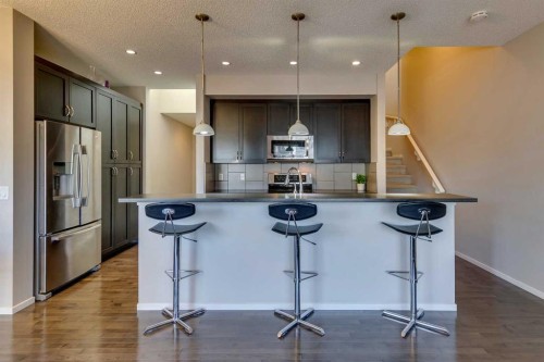 467 Mahogany Terrace Se, Calgary, AB - Indoor Photo Showing Kitchen With Upgraded Kitchen